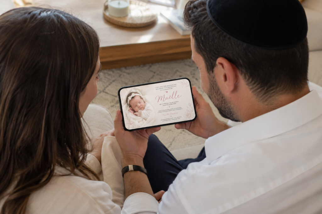 faire part annonce naissance juif